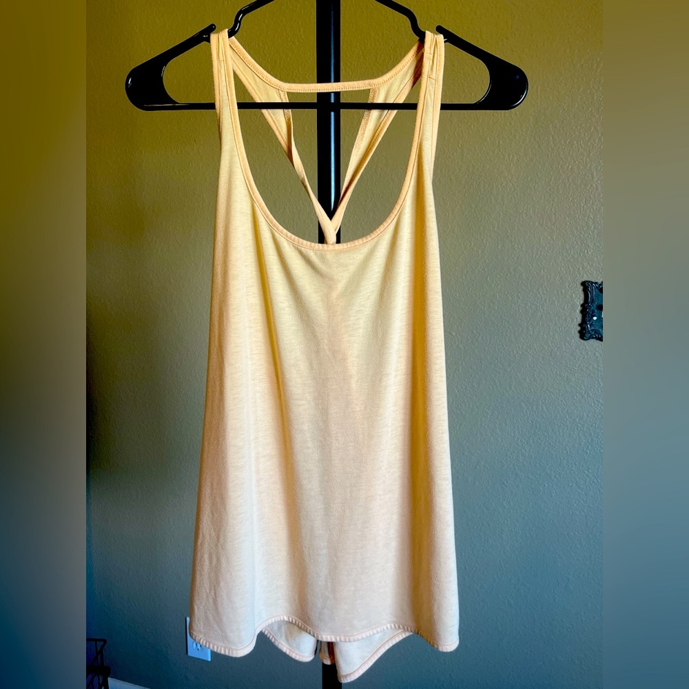 ZYIA Lightweight Peach Tank Top
